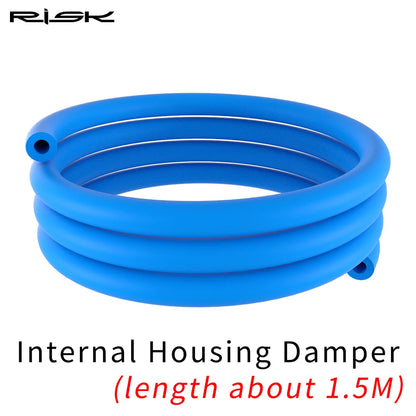 RISK 1.5M/lot Bike Frame Internal Housing Damper 6mm Foam Sleeve Bicycle Cable Dampener MTB Road Bike Shift/Brake/Hydraulic Tube
