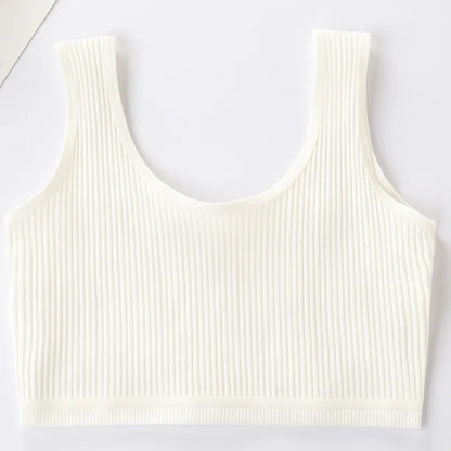 4 Pcs/Lot Teen Girl Sports Bra Kids Top Camisole Young Puberty Small Training Bra For 8-16 Years Girls Training Bra