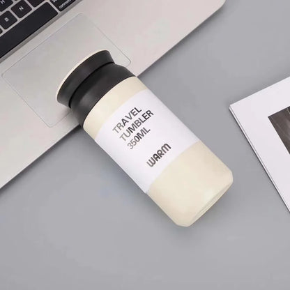 New 350ml 480ml Steel Water Thermos Cup Cute Tumbler Portable Insulated Vacuum Flask