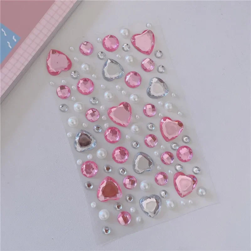 Glitter Face Stickers for Children Rhinestones for Eyes Face Diamonds Bright Stickers Festival Makeup Jewels Stickers ZS006