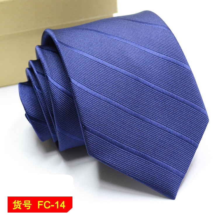 67 Styles Men's Ties Solid Color Stripe Flower Floral 7-8cm Jacquard Necktie Accessories Daily Wear Cravat Wedding Party Gift