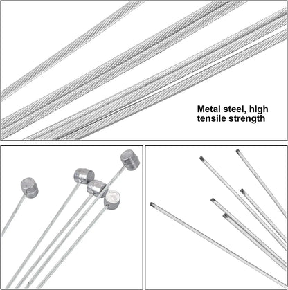 10pcs/set MTB Road Bicycle Brake Line Bike Gear Shifter Gear Brake Inner Cable Set Core Inner Wire 2000mm 1700mm 1400mm 900mm