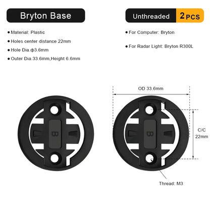Bike Computer Bracket Mount Base For Garmin Bryton Wahoo Magene Bicycle Computer Mount Adapter Base Plastic Replacement Part