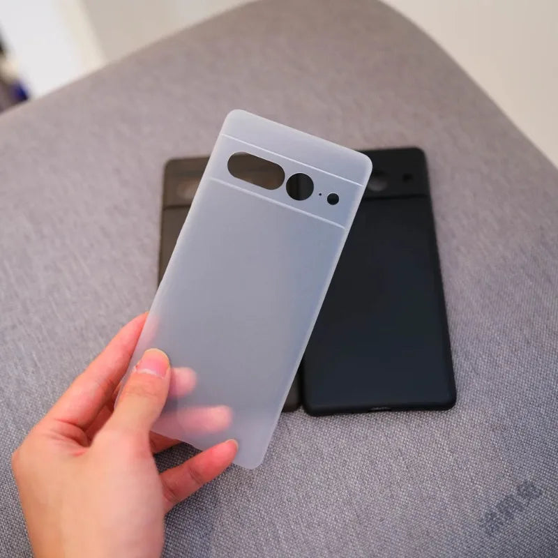 Luxury Phone Case Shockproof 0.35mm Ultra Thin Slim PP Back Cover CASE For google pixel 7 8 9 7A pro ultra funda