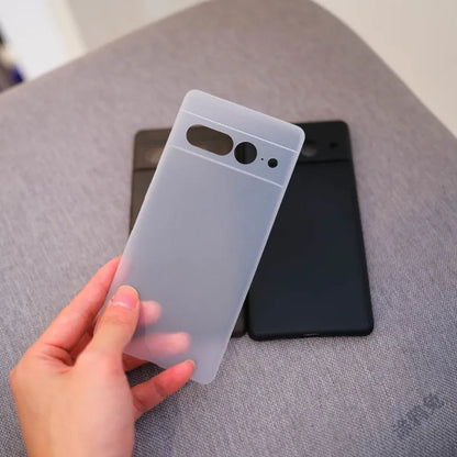 Luxury Phone Case Shockproof 0.35mm Ultra Thin Slim PP Back Cover CASE For google pixel 7 8 9 7A pro ultra funda