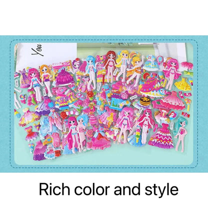 40 Mixed Packs Kids Stickers Puffy Bulk Stickers for Girl Boy Birthday Gift Scrapbooking Animals Cartoon