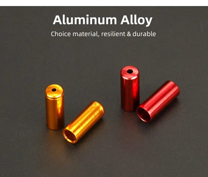 5mm Alloy Bicycle Brake Cable End Cap Housing Ferrules 4mm MTB Road Bike Derailleur Shifter Line End Crimps