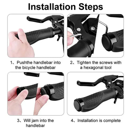 Bike Handlebar Non-slip Silicone Bicycle Handle Anti-Skid Road Mountain MTB Grips Ergonomic Protect Wrists Cycling Accessories