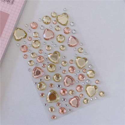 Glitter Face Stickers for Children Rhinestones for Eyes Face Diamonds Bright Stickers Festival Makeup Jewels Stickers ZS006