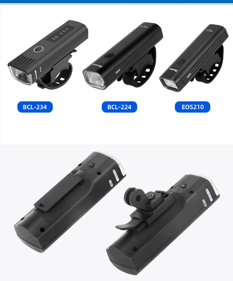 Bicycle Headlight Stand Mount W/ Gopro Interface MTB LED Lamp Bracket for Rockbros QD-250 YQ200/400 Blackbird L1