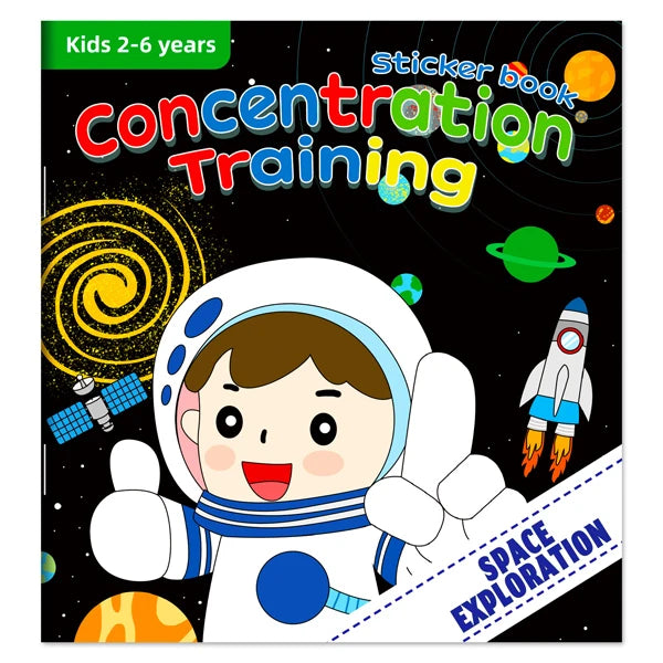 Children's Sticker Book Early Education Cartoon Animal Cognitive Puzzle Sticker Toys Educational Montessori Toys for Kids 3-6