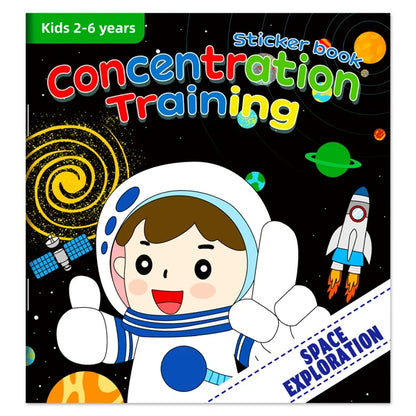 Children's Sticker Book Early Education Cartoon Animal Cognitive Puzzle Sticker Toys Educational Montessori Toys for Kids 3-6