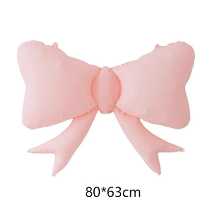 Cute Matte Rainbow Cake Bear Foil Balloon Kids Adult Birthday Party Decorations Cartoon Bow Candy Ice Cream Balloons Globos