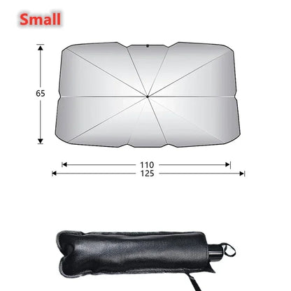 Car Sunshade Umbrella For Auto Shading Car Sun Shade Protector Parasol Summer Sun Interior Windshield Protection Accessories