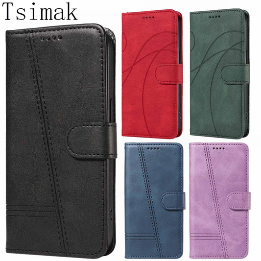 Wallet Case For Samsung A15 A25 A35 A55 5G Flip Leather Stand Card Book Coque for Galaxy A05 A05S M15 M35 M55 M 35 Phone Cover ﻿