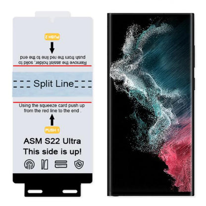 2 Pack Front Hydrogel Film for Galaxy S25 Ultra S21 S22 S23 S24 Ultra S20 Plus Note 20 Ultra Note 10 Plus Screen Protector