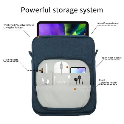 Tablet Bag Case for Samsung Galaxy Tab S10 Plus Ultra S9 S8 Universal Laptop Pouch Handbag for Galaxy Tab S10 Ultra Accessories