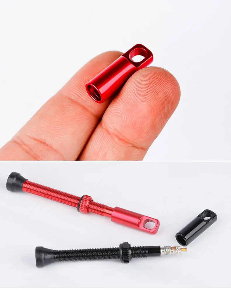 Deemount 2 in 1 Presta Caps F/V Valve Core Overhaul Install Tool CNC Anodized Alloy Light Weight Bicycle Valve Nipple 10/4/2PCS