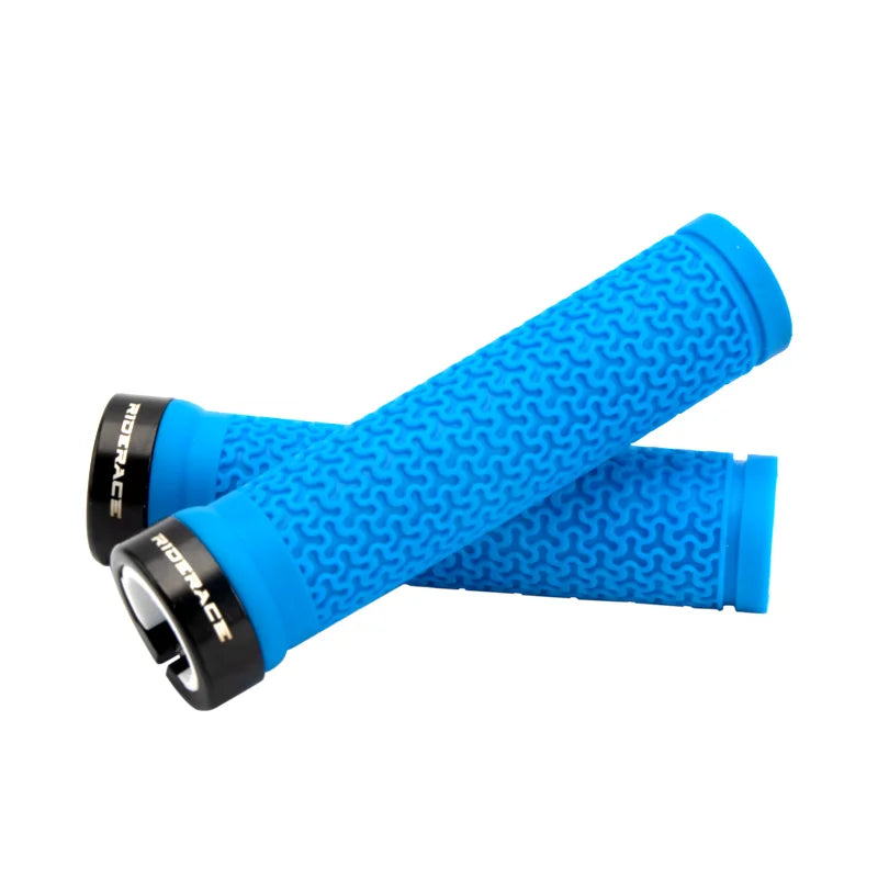 Bicycle Handle Bar Grips MTB Mountain Bike Soft Single-sided Locking Handlebar Cover Plug Rubber Non-slip Cycling Accessories