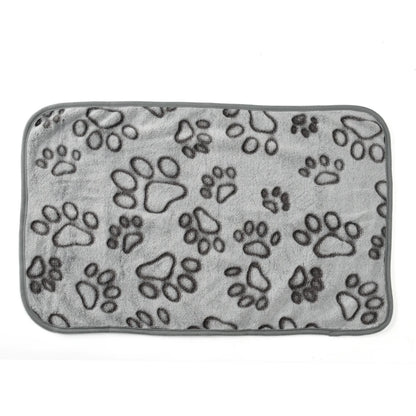 Soft Cozy Dog Bed Mat For Small Large Dogs Bone Star Avocado Print Warm Mattress Pet Cat Sleeping Blanket Puppy Travel Supplies