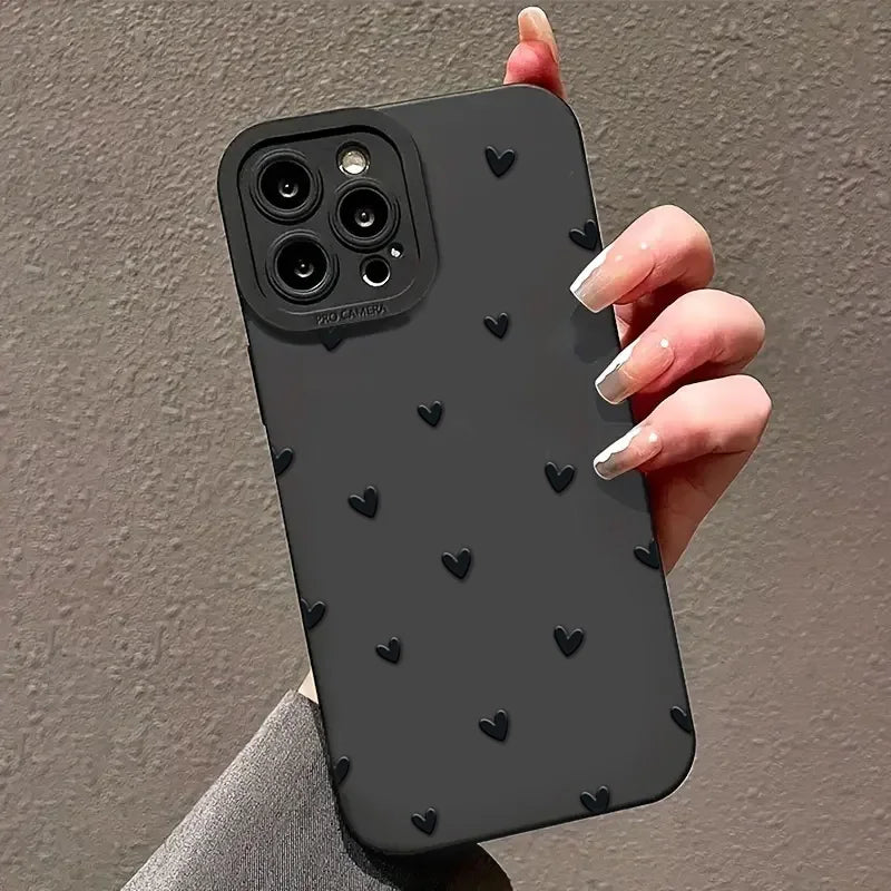 A Loving Printout Phone Case For iPhone 15 Pro Max 14 13 12 11 XS X XR 7 8 Plus SE 2022 15 Shockproof Soft Silicone Bumper Cover