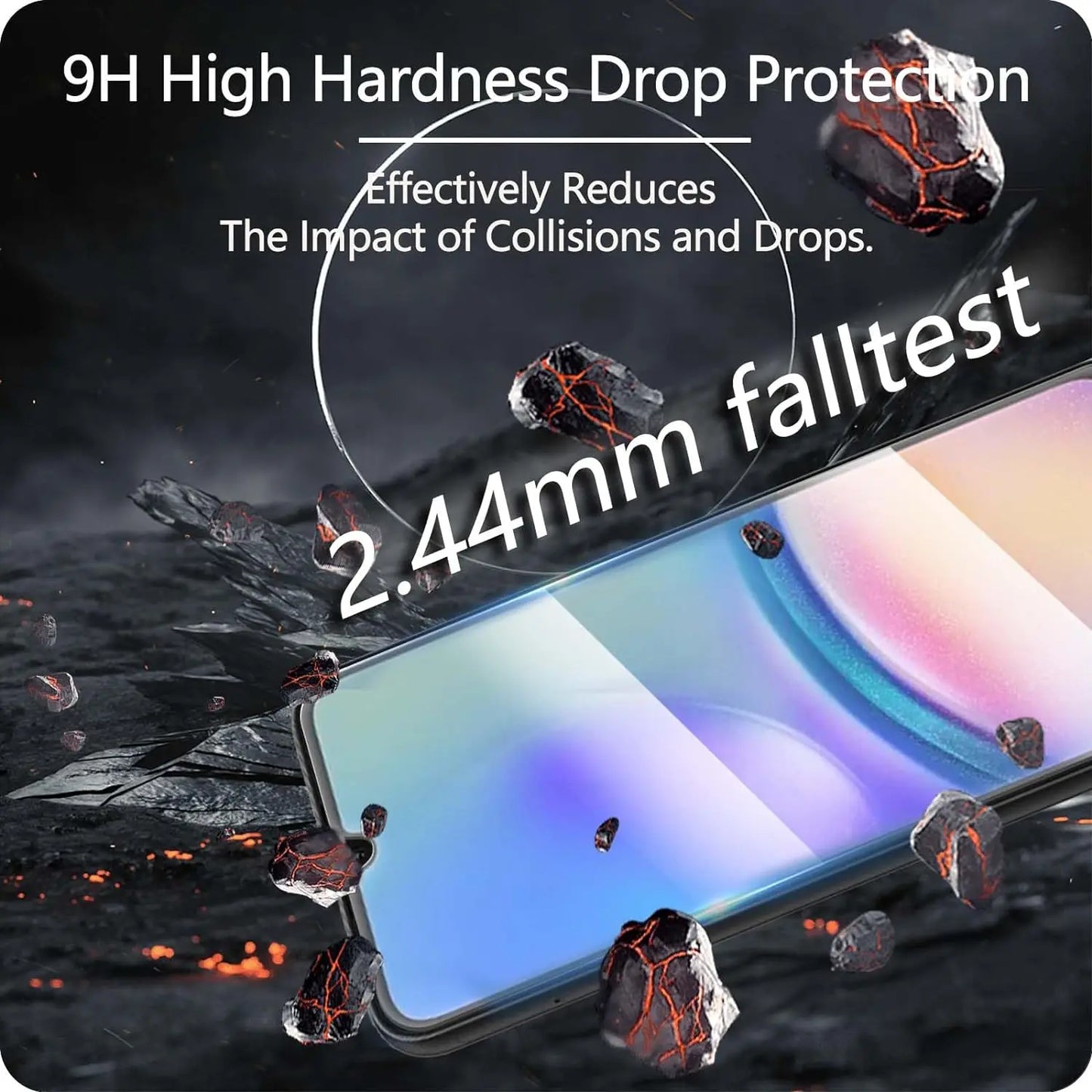 1/4Pcs Protective Tempered Glass For Samsung Galaxy A05 A05s Screen Protector