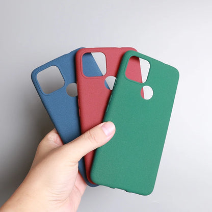 for Google Pixel 9A 9 8A 8 7 Pro 7A 6A 6 XL 5A 4A Case Sand Matte Soft Silicon Full Protect Antifall Anti-slip Cover Shell Funda