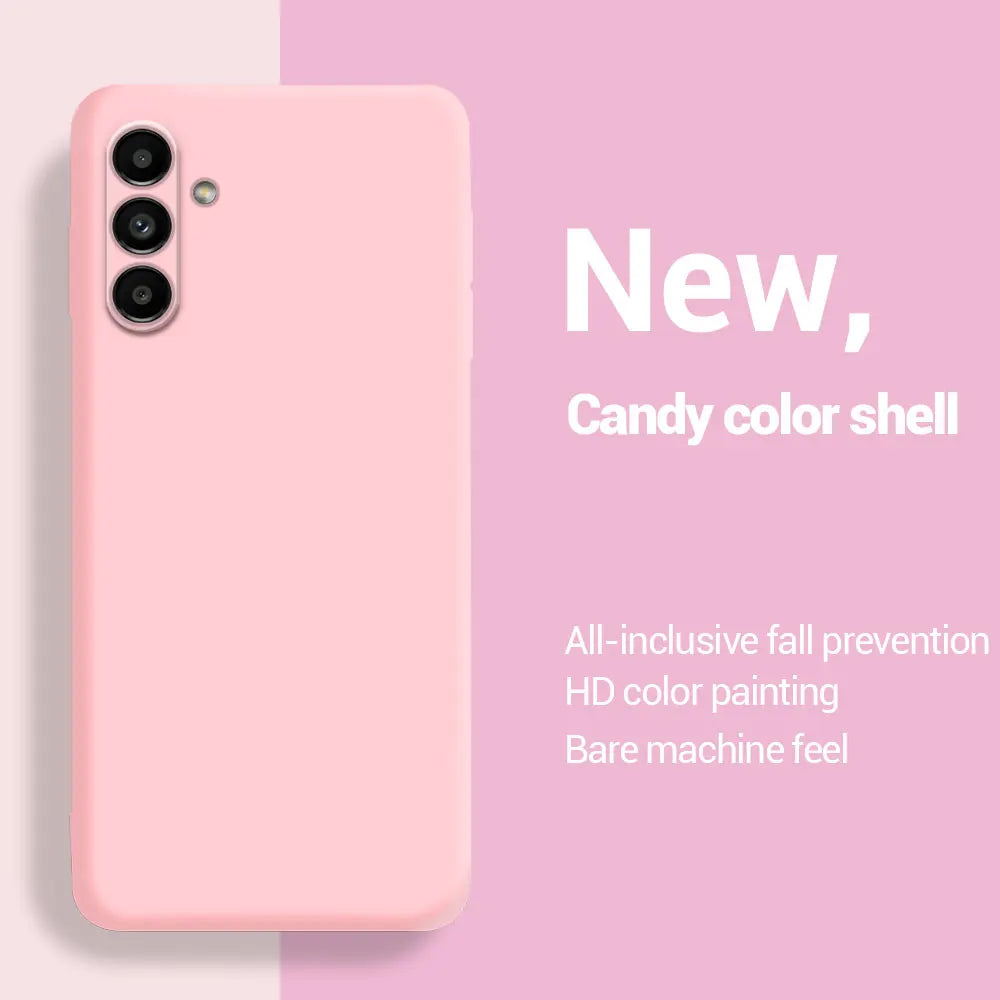 Liquid Silicone Protective Case For Samsung Galaxy A15 A25 A35 A55 A22 A32 A52 A13 A23 A33 A53 A14 A24 A34 A54 4G 5G Cover Cases