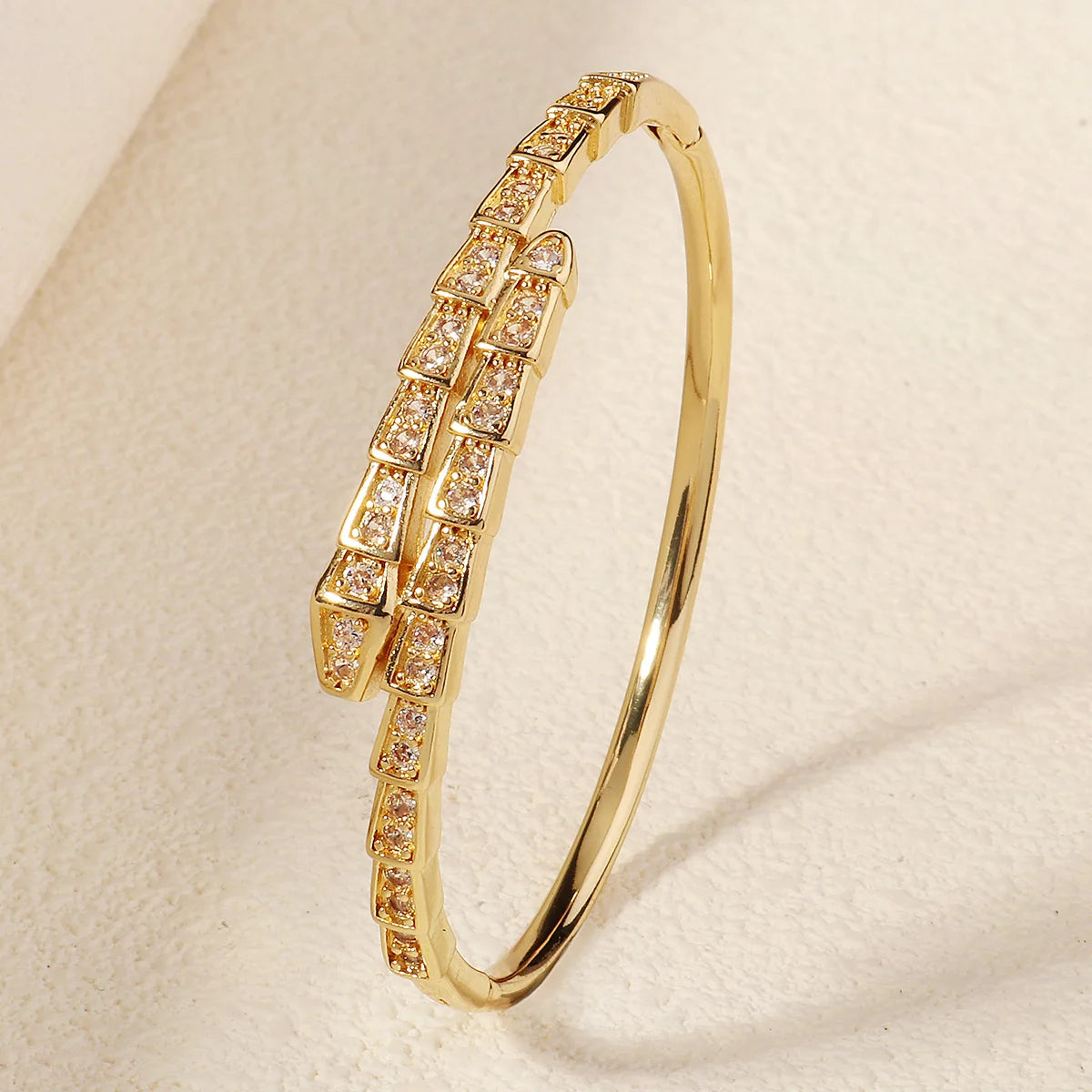 Copper With Zirconium Opening Female Simple Trendy Bracelet Women's Stainless Steel Jewelry Luxury Gifts for Girlfriends
