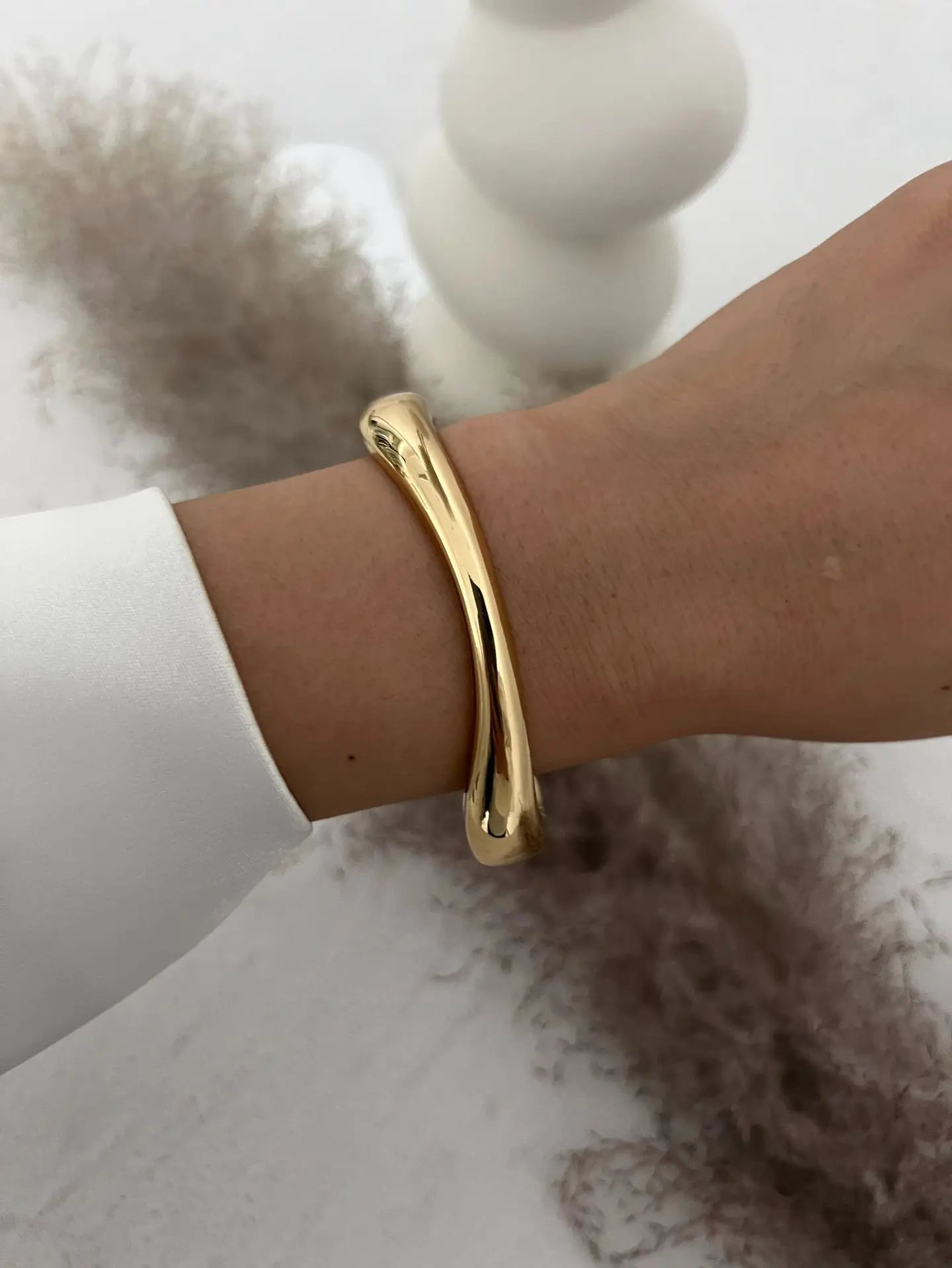 DIEZI 3 Styles Vintage Hip Hop Metal Cuff Bangles Punk Gold Silver Color Geometric Spring Bangles For Women Bracelet Men Jewelry