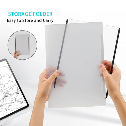 Paper Feel Reusable Magnetic Screen Protector For Samsung Galaxy Tab A9 A8 S6 Lite S7 S8 S9 FE Plus Matte Frosted Writing Film