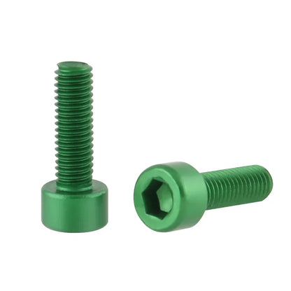 2pcs Bicycle Bottle Cage Screw M5 Aluminum Alloy Cycling Water Bottle Holder Bolts Hex Socket Fixing Screw MTB Bike Accessories