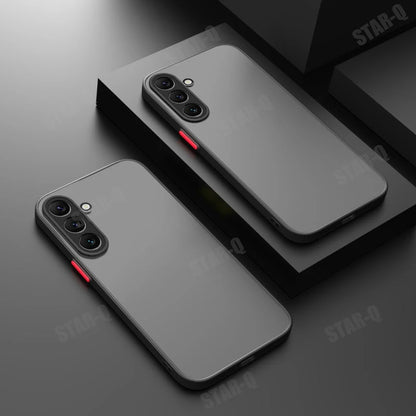 A 55 35 25 15 24 Matte Hard Case For Samsung Galaxy A55 A35 A25 A15 A24 A14 A54 A34 A05s 4g 5g Silicone Frosted Back Cover 34 54