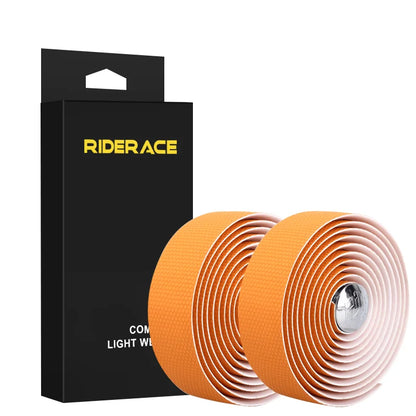 Bicycle Handlebar Tape With Bar End Plugs Non-Slip Shock Absorbing Ultralight Wear-Resistant Bike Handlebar Tape Cycling Strap