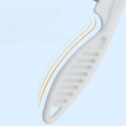 Pet Hair Shedding Comb Stainless Steel Flea Comb for Cat Dog Pet Comfort Flea Hair Grooming Comb Pet Cleaning Supplies ﻿