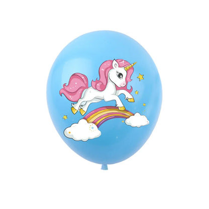 PTRATHY Unicorn Balloons Party Supplies Latex Balloon Kids Cartoon Animal Horse Float Globe Baby Shower Birthday Party Decors