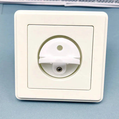 White Electrical Safety Socket Protective Cover Baby Care Safe Guard Protection Children Anti Electric Shock Rotate Protectors