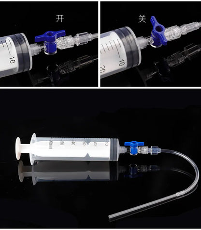 MTB Road Bike Tubeless Tire Liquid Injection Tool 60ml Tyre Sealant Syringe Bicycle Accessories  Valve Core Removal Tool Optiona