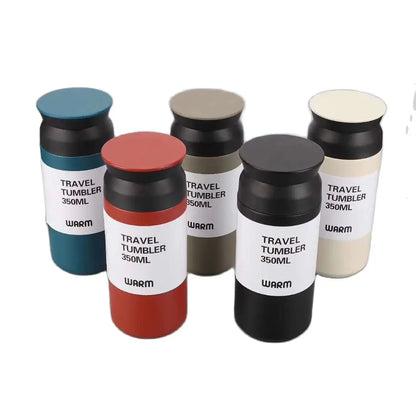 New 350ml 480ml Steel Water Thermos Cup Cute Tumbler Portable Insulated Vacuum Flask