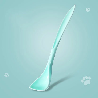 Portable Silicone Dog Cat Canned Lid 2-in-1Food Sealer Spoon Pet Food Cover Storage Fresh-keeping Lids Bowl Dog Accessories