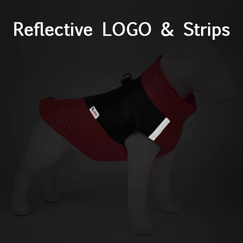 Waterproof Dog Jacket Winter Warm Dog Clothes for Small Large Dogs Puppy Vest Chihuahua Coat French Bulldog Yorkie Pug Costume