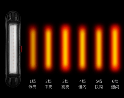 ROCKBROS Bike Tail Light Waterproof Seatpost Warning Bicycle Rear Light MTB Road LED Lamp Tailight USB Charging Cycling Light