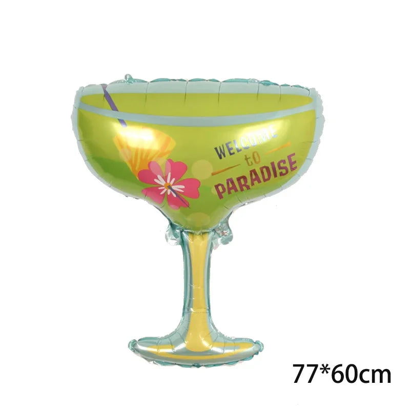 Wine Bottle Wine Goblet Aluminium Foil Balloons Beer Whisky Champagne Bar Banquet Family Gathering Birthday Party Decoration