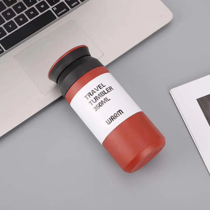 New 350ml 480ml Steel Water Thermos Cup Cute Tumbler Portable Insulated Vacuum Flask