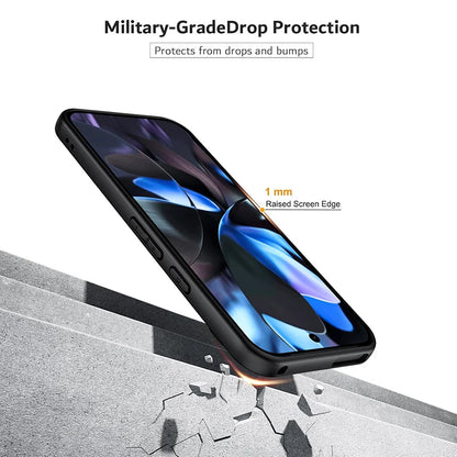 LUXURY MATTE SILICONE ULTRA THIN SOFT CASE FOR GOOGLE PIXEL 9 PRO XL 8 8A SOLID BLACK FROSTED SHELL FOR GOOGLE 8 PRO 9PRO XL 9XL