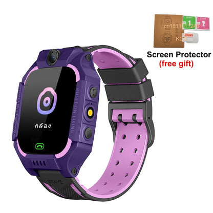 2G Smart Watch Kids LBS SOS Phone Watch IP67 Waterproof Remote Photo Voice Chat Smartwatch Compatible For Ios Android Child Gift