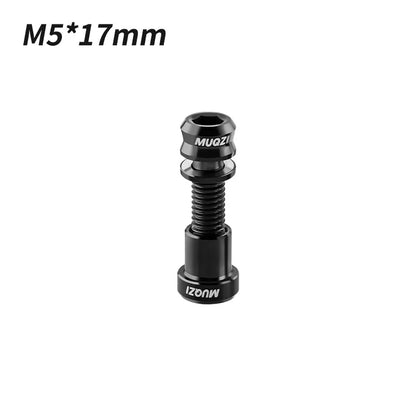 MUQZI Titanium Bolt M5x17mm M5x19mm Bicycle Nut Titanium Alloy Stem Bolts MTB Road  Folding Bike Screw Accessories