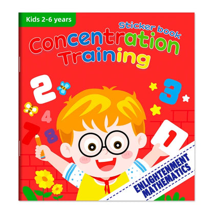 Children's Sticker Book Early Education Cartoon Animal Cognitive Puzzle Sticker Toys Educational Montessori Toys for Kids 3-6