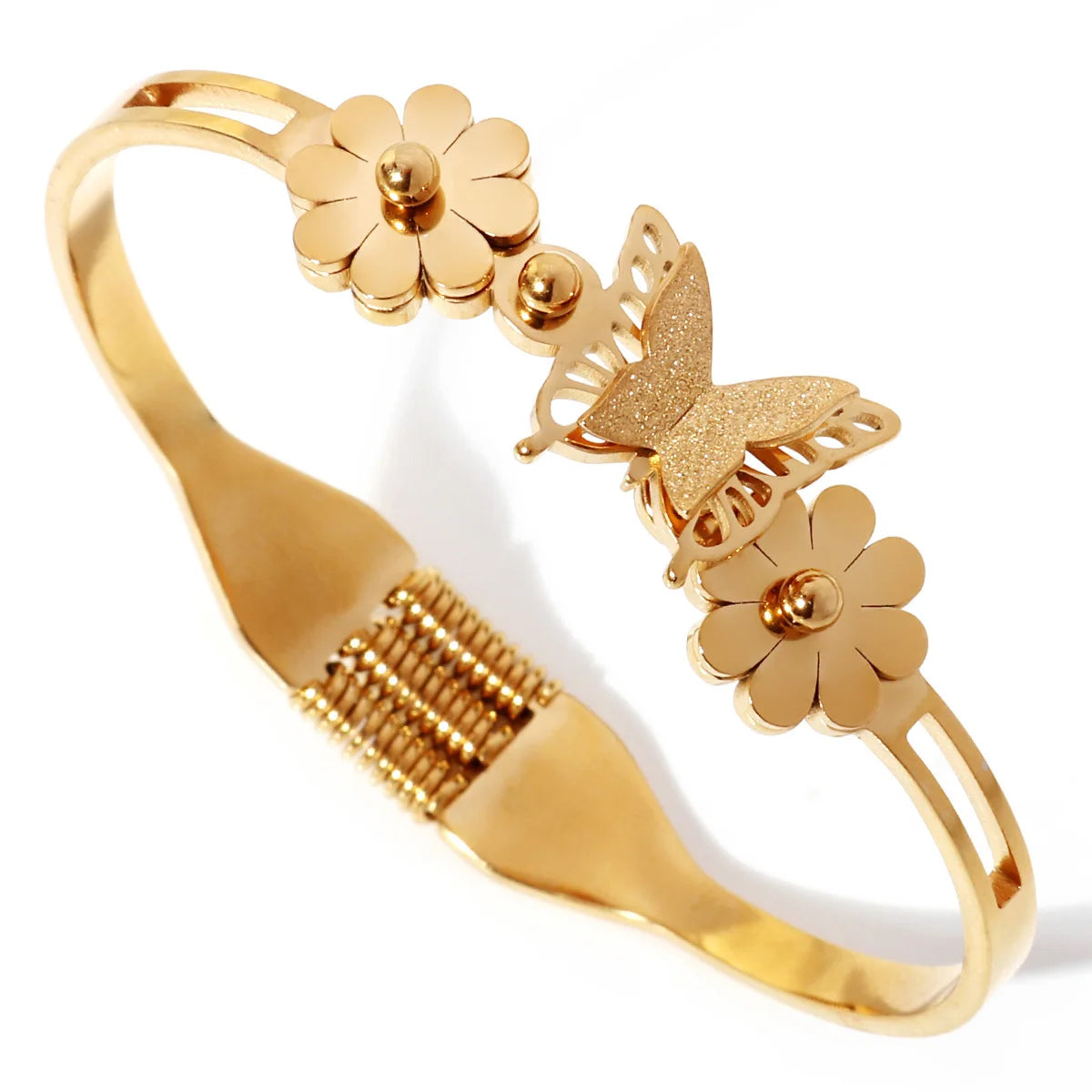 Copper With Zirconium Opening Female Simple Trendy Bracelet Women's Stainless Steel Jewelry Luxury Gifts for Girlfriends