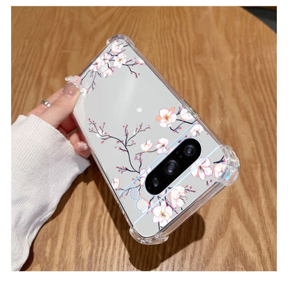 P ixel 8 Pro Plant Flower Transparent Phone Case For Google Pixel 8Pro 7A 8A 6 8 9 6Pro 9ProXL 7Pro 6A 7 9Pro Cover